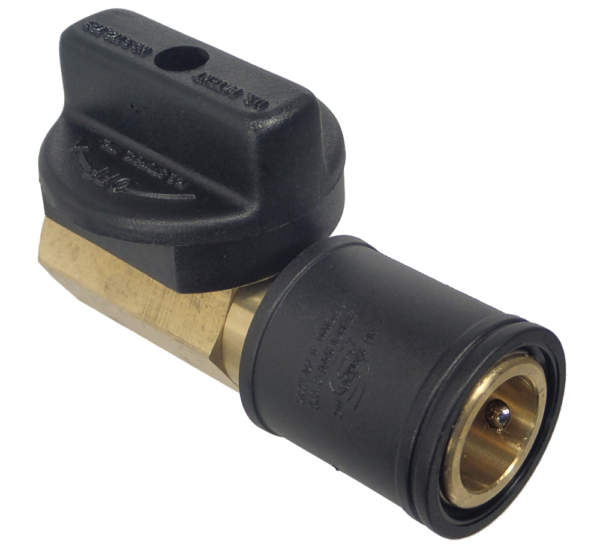 3/8" Ball Valve Quick Connect Natural Gas Connector Kit - Image 4