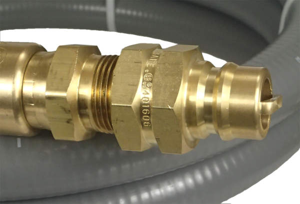3/4" Ball Valve Quick Connect Natural Gas Hose Connector Kit - Image 3