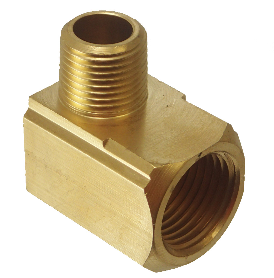 1/2" Female NPT X 3/8" Male NPT Reducing Street Elbow